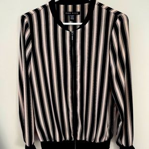 XS Striped Polyester Bomber jacket from Simons